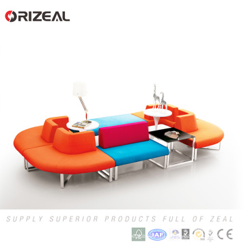 Orizeal Modulaire ensemble de sofa, sofa sectionnel de tissu de sofa de meubles modulaires multi-fonctionnels à vendre (OZ-OSF025)